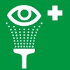 Знак EC04 Пункт обработки глаз (пленка 200х200 мм)