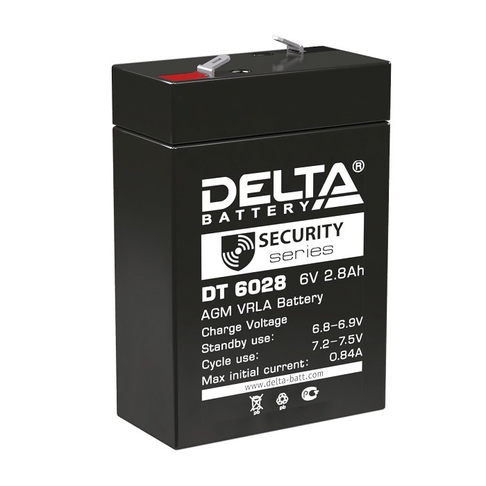 Свинцово-кислотный аккумулятор Delta DT 6028
